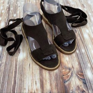 Free People Brown Suede Sandals